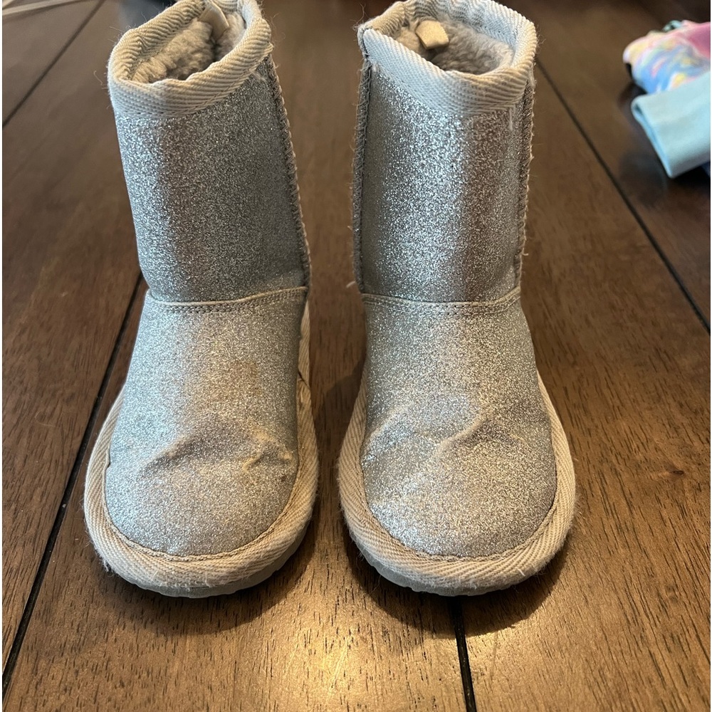 Silver glitter boots, The Children’s place toddler size 7